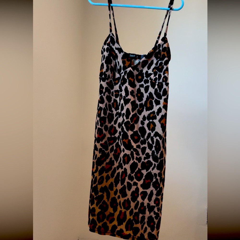 Leopard print dress